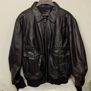 MERONA leather bomber jacket